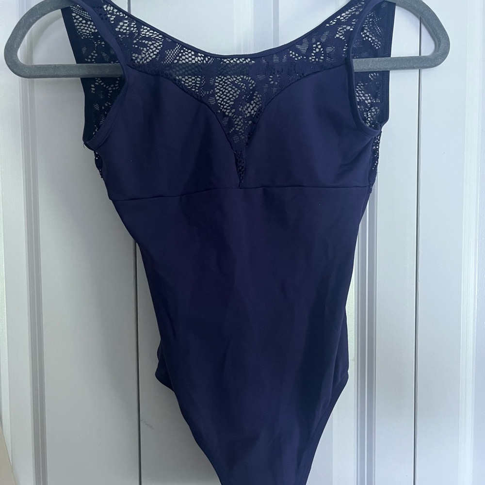 Classic purple lace K.H. Martin leotard.